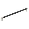 Esquire Appliance Pull 24" Center to Center Satin Nickel/Oil Rubbed Bronze Amerock BP54042G10ORB