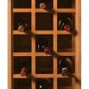 Sonoma Series Wine Rack 24" X 43" Hickory One Pair Omega National L3220HUF9