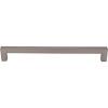 Nouveau Square Bar Appliance Pull 18" Center to Center Ash Gray Top Knobs TK165AG