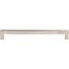 Nouveau Square Bar Appliance Pull 18" Center to Center Brushed Satin Nickel Top Knobs TK165BSN