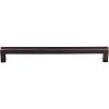 Nouveau Square Bar Appliance Pull 18" Center to Center Tuscan Bronze Top Knobs TK165TB