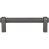 Lawrence Pull 3-3/4" Center to Center Ash Gray Top Knobs TK3210AG