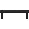 Lawrence Pull 3-3/4" Center to Center Flat Black Top Knobs TK3210BLK