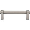 Lawrence Pull 3-3/4" Center to Center Brushed Satin Nickel Top Knobs TK3210BSN