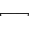 Lawrence Pull 12" Center to Center Flat Black Top Knobs TK3215BLK