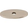 Sanctuary Oval Backplate 1-1/4" Dia Brushed Satin Nickel Top Knobs TK58BSN