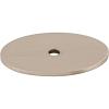Sanctuary Oval Backplate 1-3/4" Dia Brushed Satin Nickel Top Knobs TK62BSN
