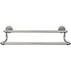 Tuscany Bath Double Towel Bar 18" Center to Center Antique Pewter Top Knobs TUSC7PTA