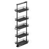 TAL Pantry Scalea 15" 3 Basket Pull-Out 37-1/2" - 47-1/4" Carbon Steel Gray Vauth-Sagel