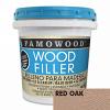 FamoWood 40022134 Wood Filler, Water Based, Red Oak, 24 oz (1 Pint)