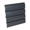 HandiWALL Slatwall Panel 48" x 12-1/4" Black Bulk-8 Pieces Handi Solution HSW4004