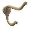 Coat and Hat Hook 1-11/16" Long with Screws Antique Brass Epco CH105-ZAB-2