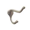 Coat and Hat Hook 1-11/16" Long with Screws Matte Nickel Epco CH105-ZMN-2