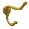 Coat and Hat Hook 1-11/16" Long with Screws Polished Brass Epco CH105-ZB-2