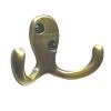 Double Coat and Hat Hook 1-3/4