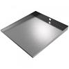 Compact Front Load Washer Floor Tray with Drain  27" x 25" x 2-1/2" Stainless Steel Killarney Metals KM-03383