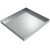 Compact Washer Floor Tray 27" x 25" x 2-1/2" Galvanized Steel Killarney Metals KM-02803