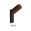 Wood Coat Hook 65mm Long Walnut/Black Sugatsune PXB-WM05-111-WN