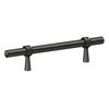 Deltana P311U10B, Adjustable Bar Pull 3" to 6-1/4" (76mm - 159mm) Centers, Oil Rubbed Bronze