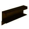 Flush Mortise Pull 3" Center to Center for 3/4" Material Oil Rubbed Bronze Anodized Epco DP412-ORB