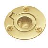 Ring Pull 1" Dia Polished Brass Epco DP424-PB