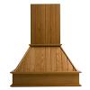 Straight Front Nantucket 30" Wide Maple Wood Wall Mount Range Hood with Broan Liner Omega National R2330SMB1MUF1