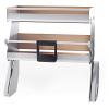 iMove 2-Shelf Pull Down for 24" Frameless Cabinet Silver/Maple Kessebohmer