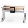 iMove Pull Down Shelf for 30" Frameless Cabinet Silver/Maple Kessebohmer