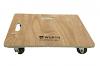 Wood Platform 4-Wheel Dolly 23-5/8" X 17-5/8" 1000 lb Capacity WE Preferred 0715931007961 1