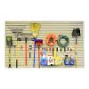 HandiKITS Starter Kit Black (8) Panels with Locking Hooks and (21) Accessories HandiSOLUTIONS HSBWK4004WL