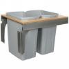 TSC Top Mount Double 35 Quart Waste Container 18