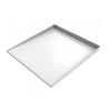 Steel Compact Front Load Washer Floor Tray 27" x 25" x 2-1/2" White Killarney Metals KM-04991