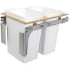 PDMTM Top Mount  Double 35 Quart Waste Container 17-1/2