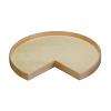 32" Wood Kidney Lazy Susan Shelf Only Natural Maple Independently Rotating Rev-A-Shelf LD-4NW-401-32-1