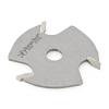 Amana Tool 53204, Slotting Cutter 3 Wing, Overall dia. 1-7/8, 5/16 Shank Arbor dia., Kerf 3/32in