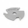 Amana Tool 53207, Slotting Cutter 3 Wing, Overall dia. 1-7/8, 5/16 Shank Arbor dia., Kerf 5/32in