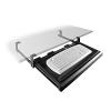Fulterer FR1600BL, Pull-Out Keyboard Tray (No Mouse Tray), 24.57 x 14.96 x 3.78, Black
