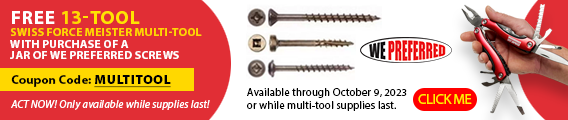 banner ad - Free Multi-Tool with Screws Jar purchase