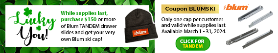 FREE Blum Ski Cap with $150 or more Blum TANDEM Purchase - Coupon BLUMCAP