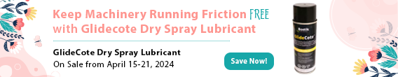 GlideCote Dry Spray Lubricant Sale - April 15-21, 2024