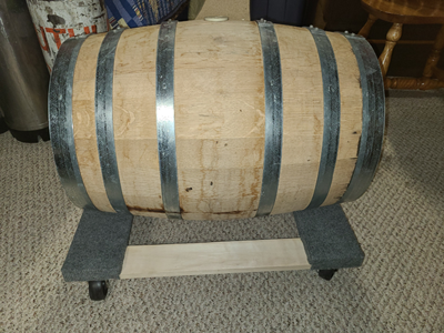 Barrel on a Dolly