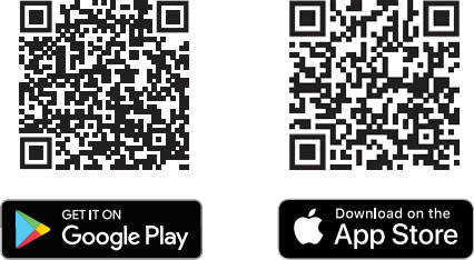 QR Codes link to Swidget App for Android and Apple Phones