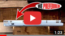 WE Preferred Undermount Soft-Close Drawer Slides video clip