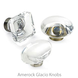 Amerock Glacio Glass/Acrylic Knobs